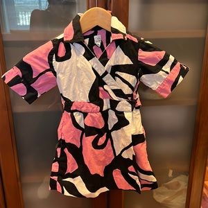 Diane von Furstenberg for babyGAP patterned wrap dress, Size 4